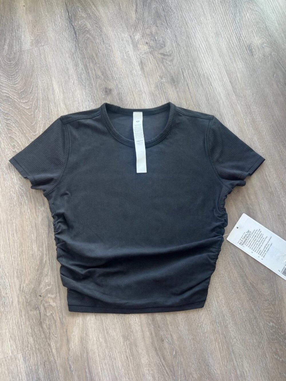 Lululemon All It Takes Ribbed Nulu Tee Black
